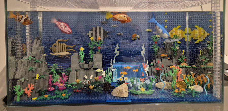 Beispielbild Unterwasserwelt aus Klemmbausteinen